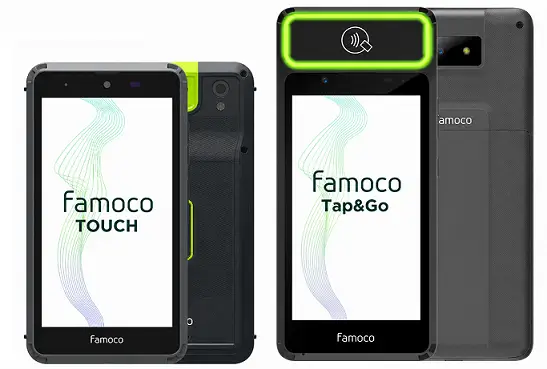Terminal mobile Famoco utilisé par APIPAY